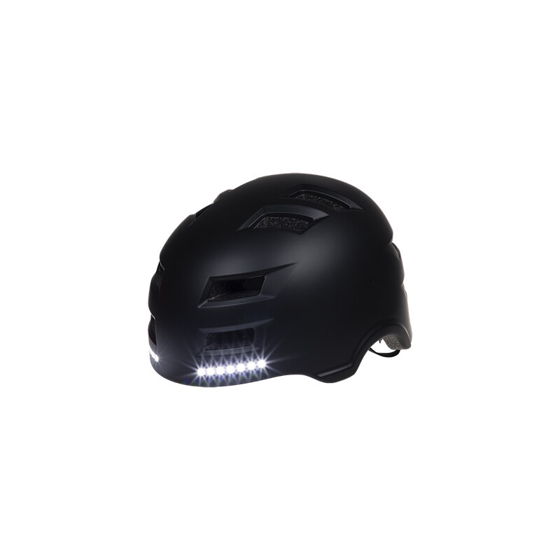 Be Cool Unisex Helm mit Beleuchtung, Blinker, Bremslicht L